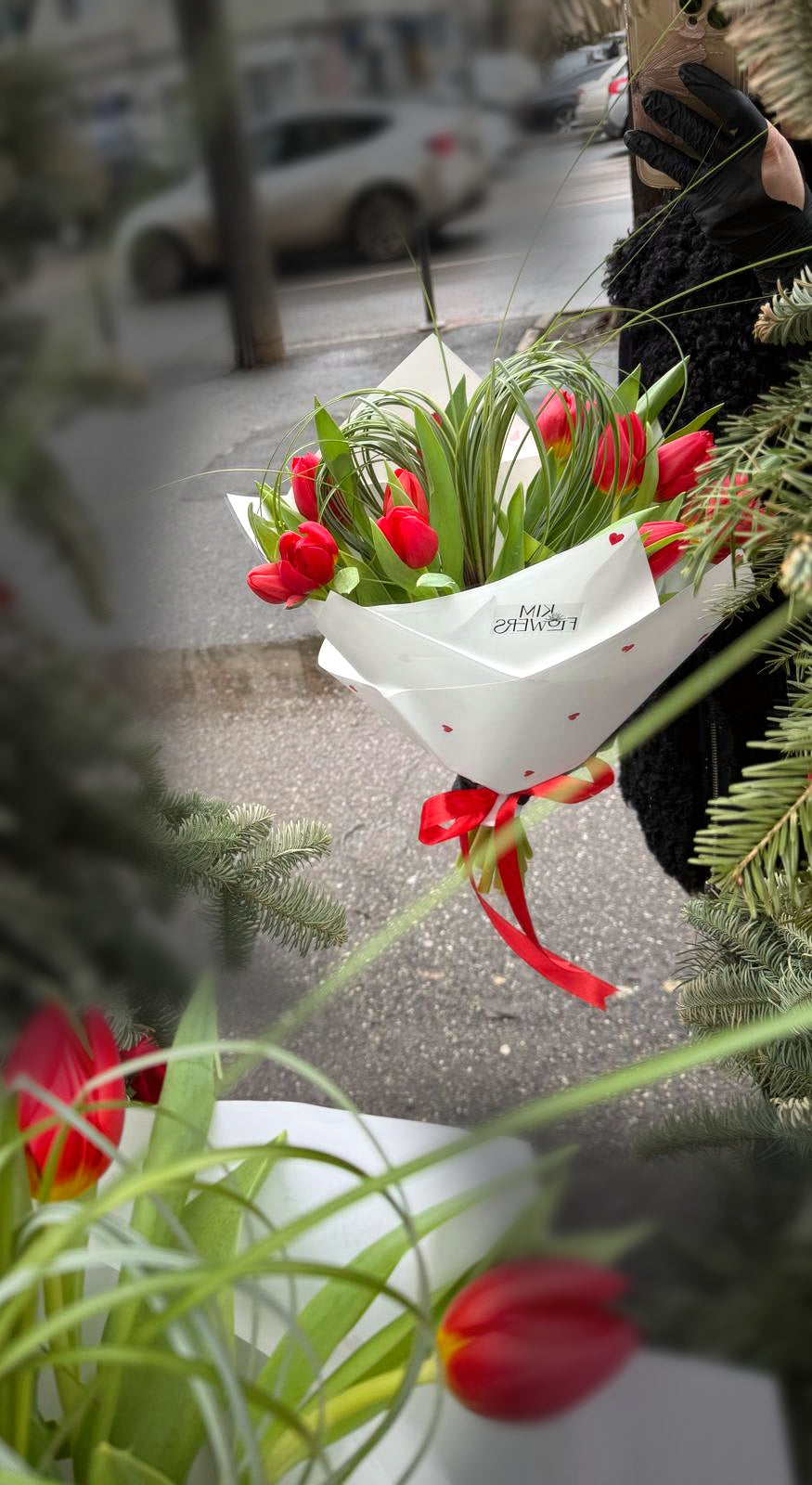 Buchet Lalele Rosii